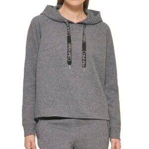 CALVIN KLEIN Fleece Relaxed Fit Hoodie in Gray Grey Size SMALL NWT